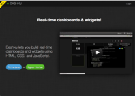 DashKu lets you build real-time dashboards and widgets using HTML, CSS, and JavaScript.