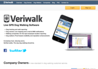 VeriWalk is live GPS dog walking software.